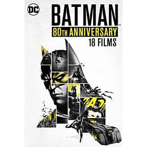 DC Batman: 80th Anniversary 18-Film Collection (Digital HD Films) $15