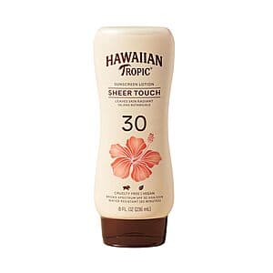 8-Oz Hawaiian Tropic Sheer Touch Lotion Sunscreen (SPF 30) $2.85 or less w/ Subscribe & Save