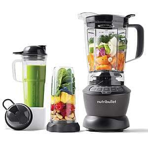 NutriBullet 1200-Watt Blender Combo w/ Single Serve Cups (Gray) + $10 Kohl's Cash $63.75 + Free Shipping