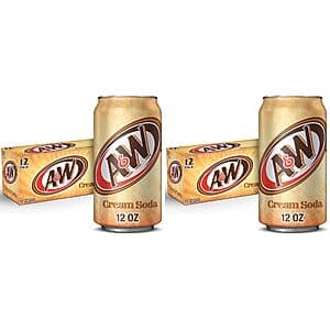 24-Ct 12-Oz A&W Cream Soda $10