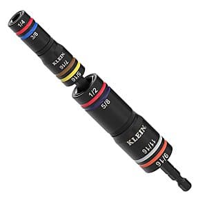 3-Pc Klein Tools Quad-8 Deep Well Heavy Duty Impact Flip Sockets Set (SAE) $20 + Free S&H