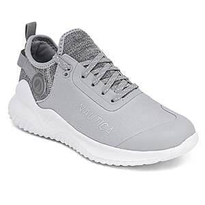 Nautica Women's Mesh Lace-Up Shoes (Black Twist Sweater) $17 + Free Shipping