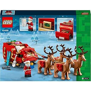 343-Piece LEGO Santa's Sleigh Building Toy Set (40499) $25.50