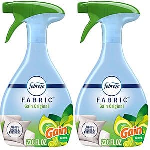 2-Pk Febreze Fabric Spray Air Freshener (Gain Original Scent) $5.70 w/ S&S