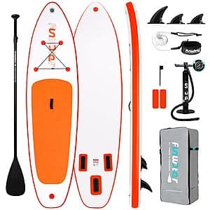 10' 6" FunWater Inflatable Stand Up Paddle Board w/ Accessories (2 Colors) $79.75 + Free S&H