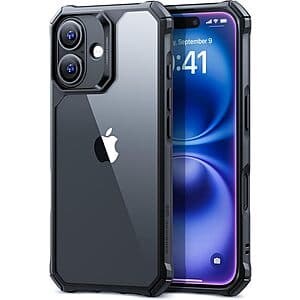 ESR Air Armor Clear Case for iPhone 16, 15, 15 Pro & 15 Pro Max (Various Colors) $4 & More