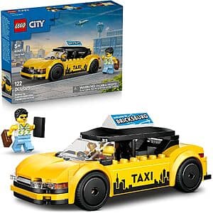 122-Pc LEGO City Yellow Taxi Building Kit (60487) $8.50