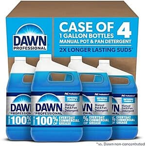 4-Pack 128-Oz Dawn Professional Pot and Pan Detergent (Regular Scent) $54.55 w/ Subscribe & Save + Free S&H