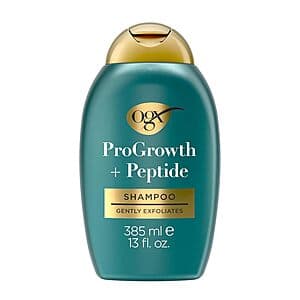 Select Accounts: 13-Oz OGX ProGrowth + Peptide Exfoliating Scalp Shampoo $2.70 w/ S&S