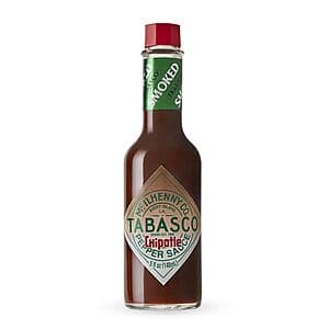 5-Oz Tabasco Brand Chipotle Pepper Hot Sauce Glass Bottle (Medium Heat) $2.05 w/ Subscribe & Save