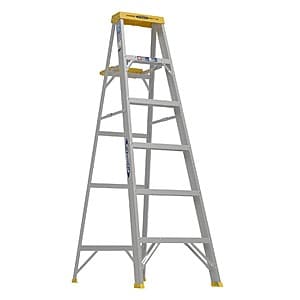 6' Werner Aluminum Type 1 Step Ladder (250-lb Load Capacity) $39 + Free Store Pickup