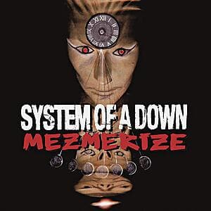 System Of A Down Mezmerize vinyl LP record with album artwork and packaging, includes MP3 download.