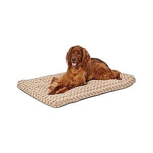 39" x 26" MidWest Homes for Pets QuietTime Ombré Swirl Plush Pet Bed (Mocha) $15 + Free S/H w/ Prime
