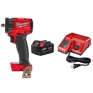 Milwaukee M18 FUEL GEN-3 Cordless 3/8" Impact Wrench + 5Ah Battery + Free Tool $249 + Free Shipping