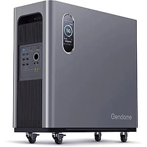 3072Wh 3000W Gendome Home 3000 LiFePO4 Power Station $698 + Free S&H