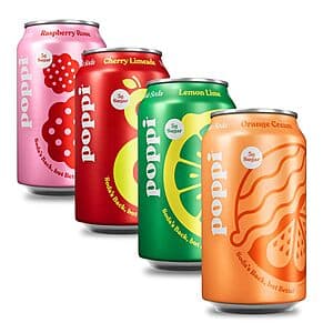 12pk 12oz Poppi Sparkling Prebiotic Soda (Various) from $15.75 w/ S&S