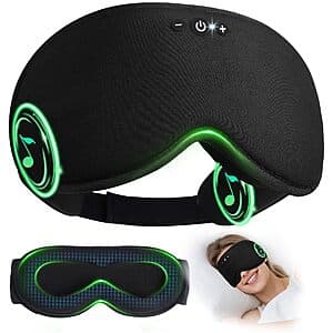 LC-dolida Bluetooth Bamboo Cotton Weighted Sleep Mask (Black) $15 + Free S/H