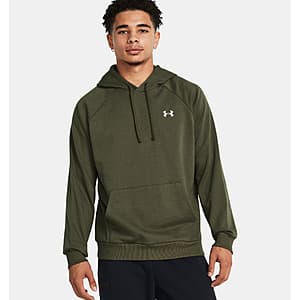 Under Armour Men's UA Rival Fleece Hoodie (L-XXL, Marine OD Green / White) $17.40 + Free Shipping