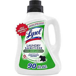 90oz. Lysol Laundry Liquid Fabric Sanitizer (various scent) From $7.80 w/ Subscribe & Save
