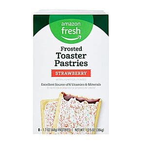 8-ct Amazon Fresh Frosted Toaster Pastries (Strawberry or Cherry) $1 w/ Subscribe & Save
