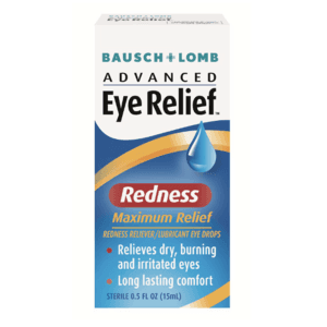 0.5-Oz Bausch + Lomb Advanced Eye Relief Redness Reliever/Lubricant Eye Drops $0.90 + Free Store Pickup ($10 Minimum Order)