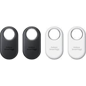 4-Pack Samsung Galaxy SmartTag2 Bluetooth Trackers (Black + White) $45 + Free S/H w/ Amazon Prime