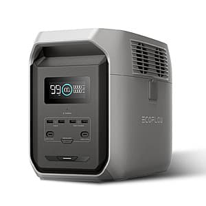 Refurb: EcoFlow DELTA 3 1500 1536Wh LiFePO4 Generator Portable Power Station $399 + Free Shipping