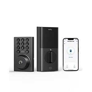 Prime Members: eufy Security Smart Lock C30 Keyless Entry Door Lock $55 & More + Free S&H