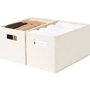 StorageWorks Fabric Storage Bins (Various) from $10.50