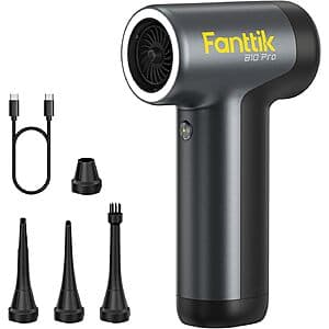 Select Accts: Fanttik B10 Pro Electric Air Duster w/ 110,000 RPM Brushless Motor $28.90