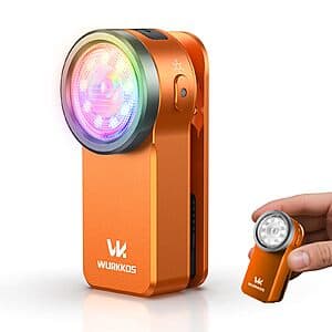 Wurkkos HD03 680 Lumen Rechargeable 95 CRI LED Clip Flashlight $15.60