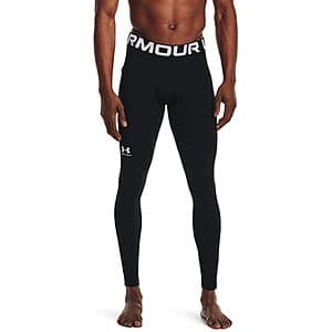 Under Armour Men's ColdGear Leggings (Black or Charcoal) $25
