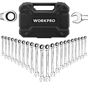 22-pc WORKPRO 72 Teeth Ratcheting Wrench Set $36.60 + Free Shipping