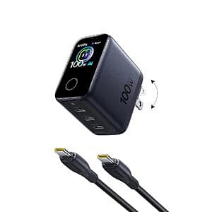 100W Baseus PicoGo Pro AH22 3-Port Smart Display USB-C Charger + 2x 3.3' Cables $41.80 + Free S&H