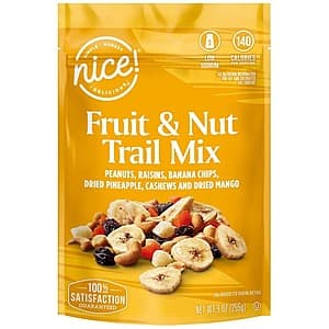 9-Oz Nice! Trail Mix (various) $2 + Free Store Pickup on $10+