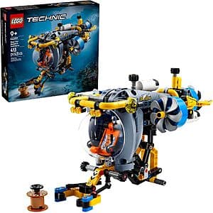 413-Pc LEGO Technic Deep-Sea Research Submarine Building Set $20.30