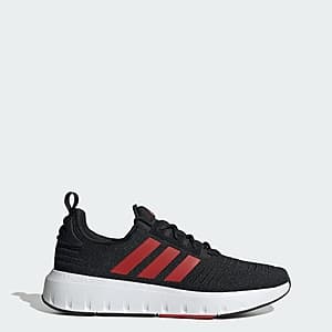 adidas Men's Swift Run Shoes (Black/Better Scarlet/Cloud White, Limited Sizes) $24 + Free Shipping