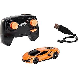 Hot Wheels Remote-Control Lamborghini Revuelto 1:64 Scale Toy Vehicle $10.30 (or Less)