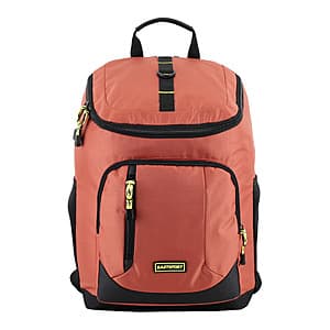 26L Eastsport Fortress Top Loader Backpack (Baked Apple Red) $10