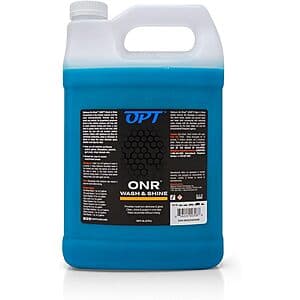 1-Gallon OPT Optimum No Rinse Wash & Shine Version 5 Car Wash Soap $27.10