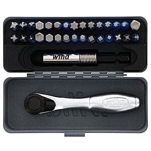 32-Pc Wiha TerminatorBlue 1/4"x1" Impact Driver Bit Set $17 + Free S&H