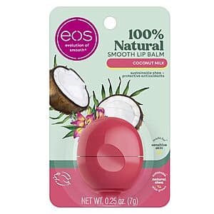 Select Accounts: 0.25-Oz eos Natural Shea Lip Balm (Coconut Milk) $1.75 w/ S&S