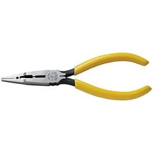 Klein Tools Crimping Long Nose Pliers w/ Curved Handles $10