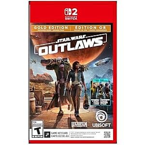 Star Wars Outlaws: Gold Edition (Switch 2) $28.80