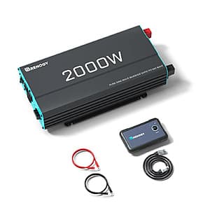 Renogy 2000W Pure Sine Wave 12V DC to 120V AC Inverter $167.85 + Free S&H