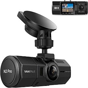 Vantrue N2 Pro Dual Dash Cam (2.5K Front & 1080p Interior) $76 + Free Shipping