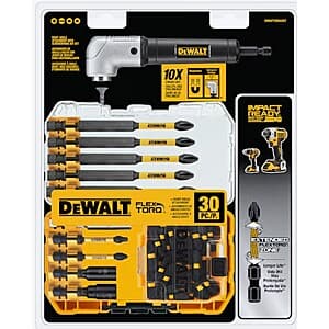 Select Lowe's Stores: 30-Pc DeWALT FlexTorq Right Angle Screwdriver Bit Set $12.45 + Free Store Pickup