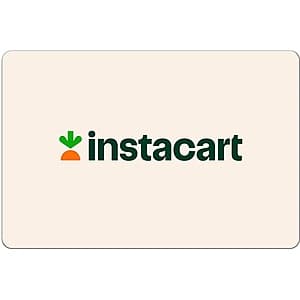 $100 Instacart eGift Card (Email Delivery) $90