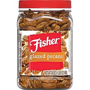 24-Oz Fisher Snack Glazed Pecans $12.40 w/ Subscribe & Save