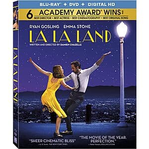 La La Land (Blu-ray + DVD + Digital HD) $4.85